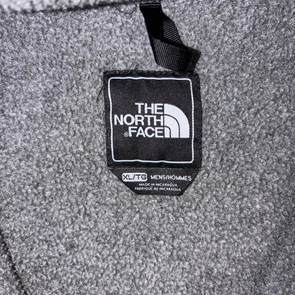 The North Face Denali Fleece Jacket Mens XL Gray Black Full Zip Denali 1